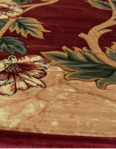 Синтетический ковер Hand Carving 0926A bordeaux-beige - высокое качество по лучшей цене в Украине.